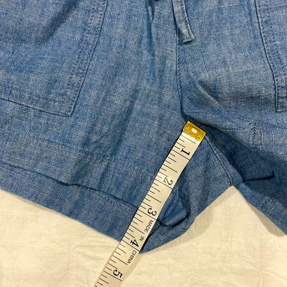 J.Crew chambray shorts, size XXS - Picture 3 of 4